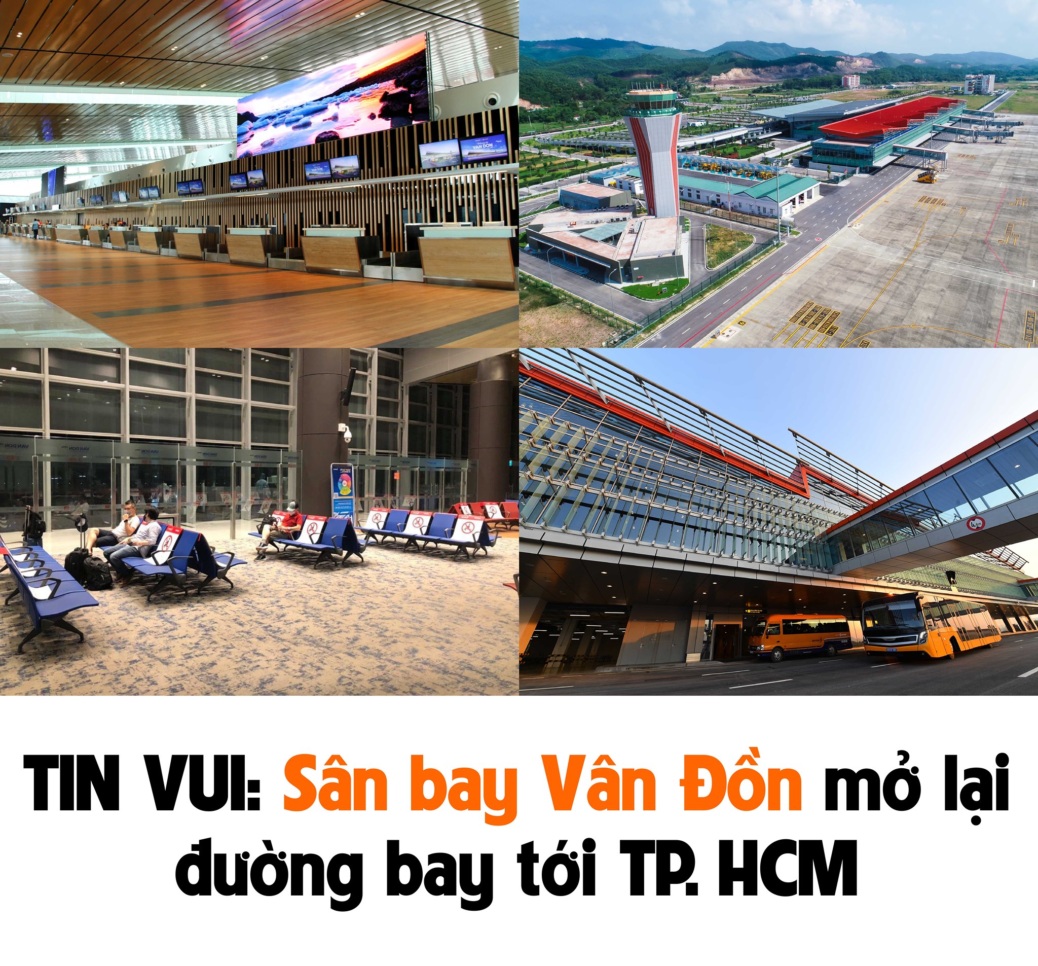 Chuyến bay Vân Đồn TP Hồ Chí Minh mở lại