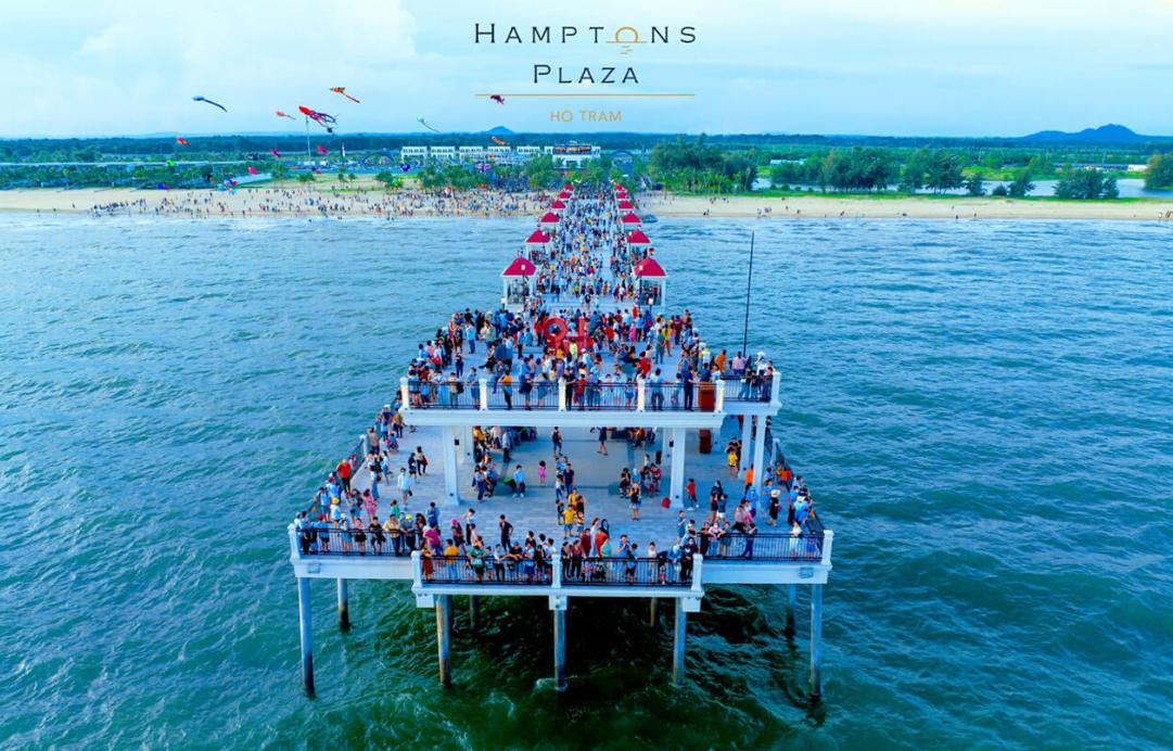 Cầu ngắm biển Hamptons Plaza Hồ Tràm