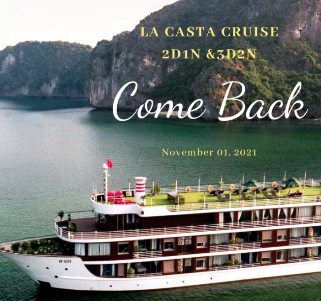 La Casta Cruise nhận khách ngoại tỉnh