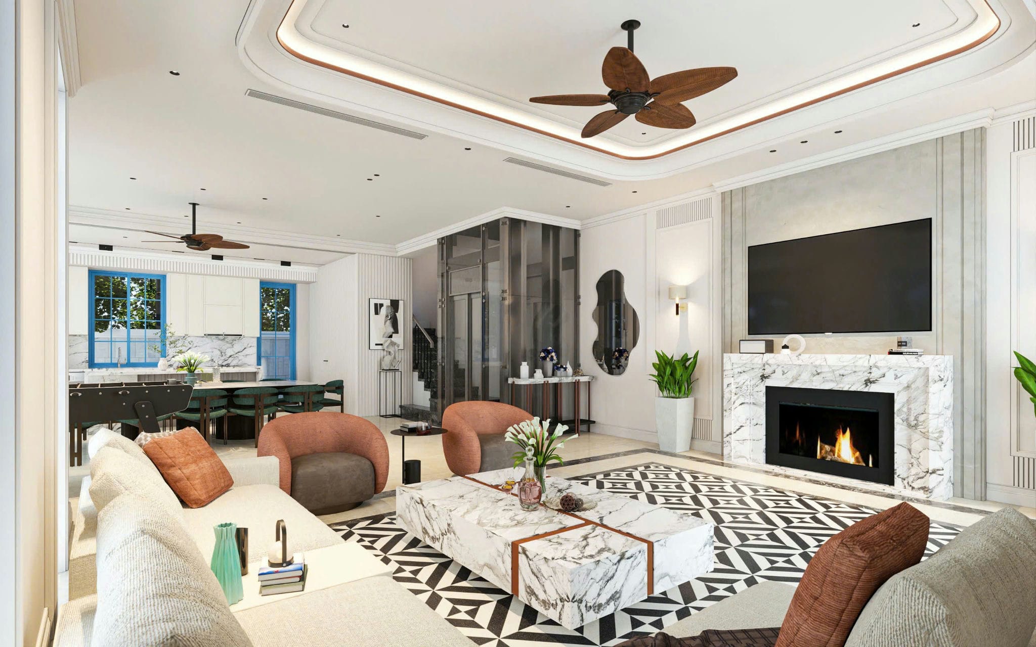 Villa Fancy De Villa C7 29 biệt thự nghỉ dưỡng thượng lưu tại Sun Feria Hạ Long