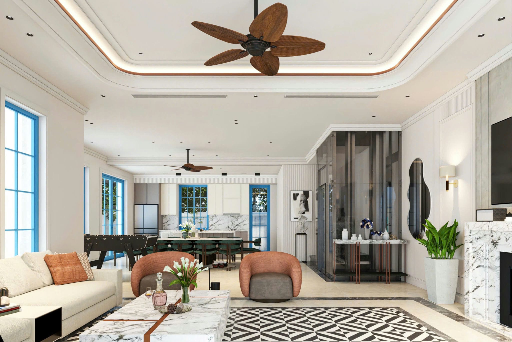 Villa Fancy De Villa C7 29 biệt thự nghỉ dưỡng thượng lưu tại Sun Feria Hạ Long