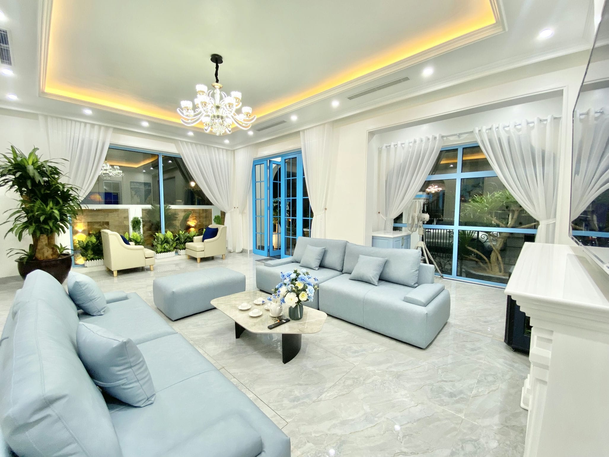 Phòng khách Villa M3 26 Amanda Sun Feria Hạ Long Quảng Ninh