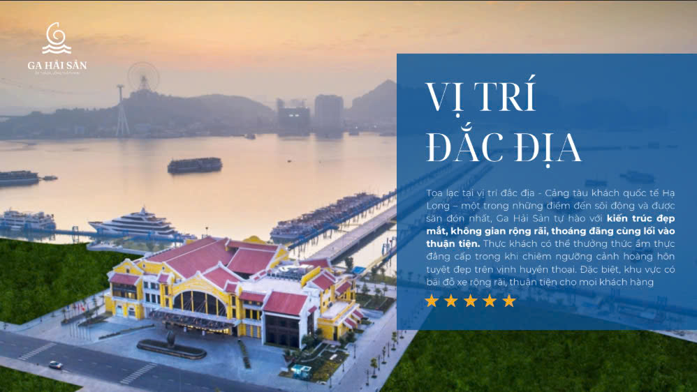 Vị trí Nhà hàng Buffet Ga Hải Sản Hạ Long Quảng Ninh