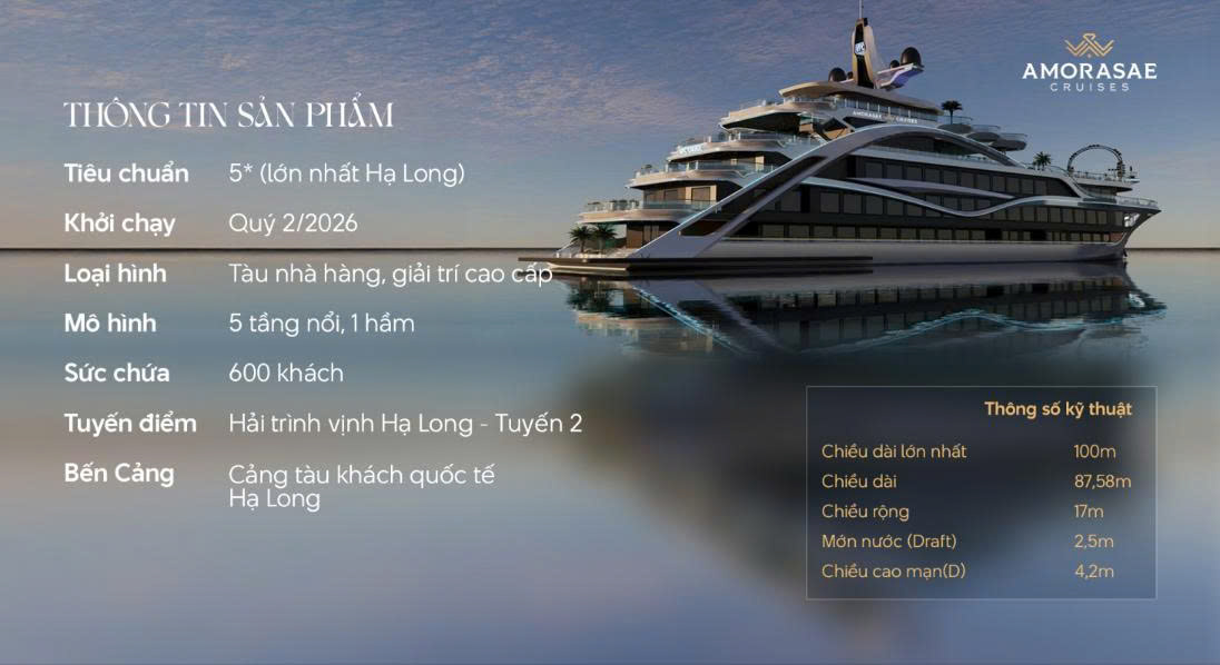 Du thuyền Amorasae Hạ Long Quảng Ninh