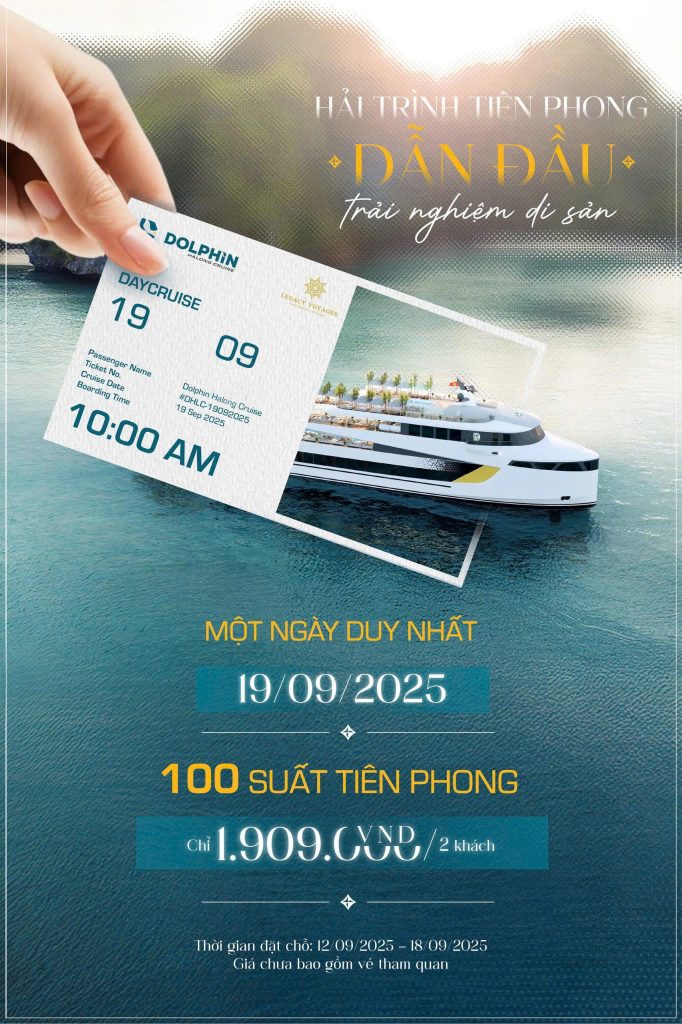 Du thuyền Dolphin Hạ Long khuyến mại 19/09/2025