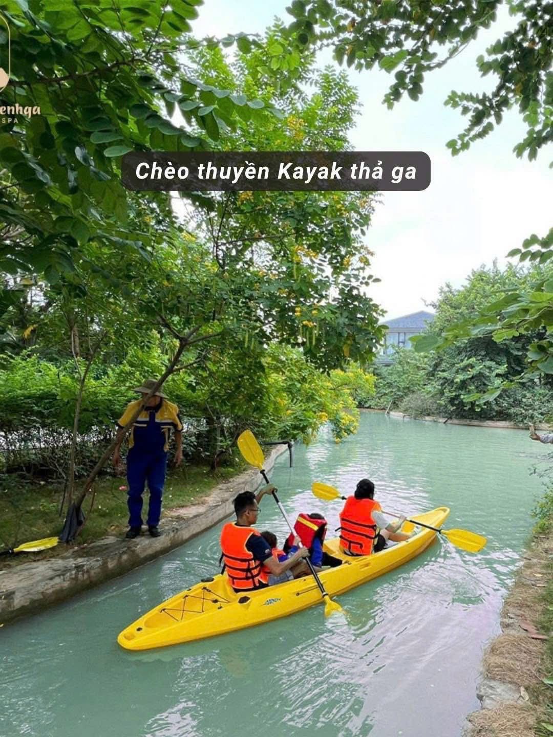 Tắm khoáng nóng Onsen Kênh Gà Ninh Bình