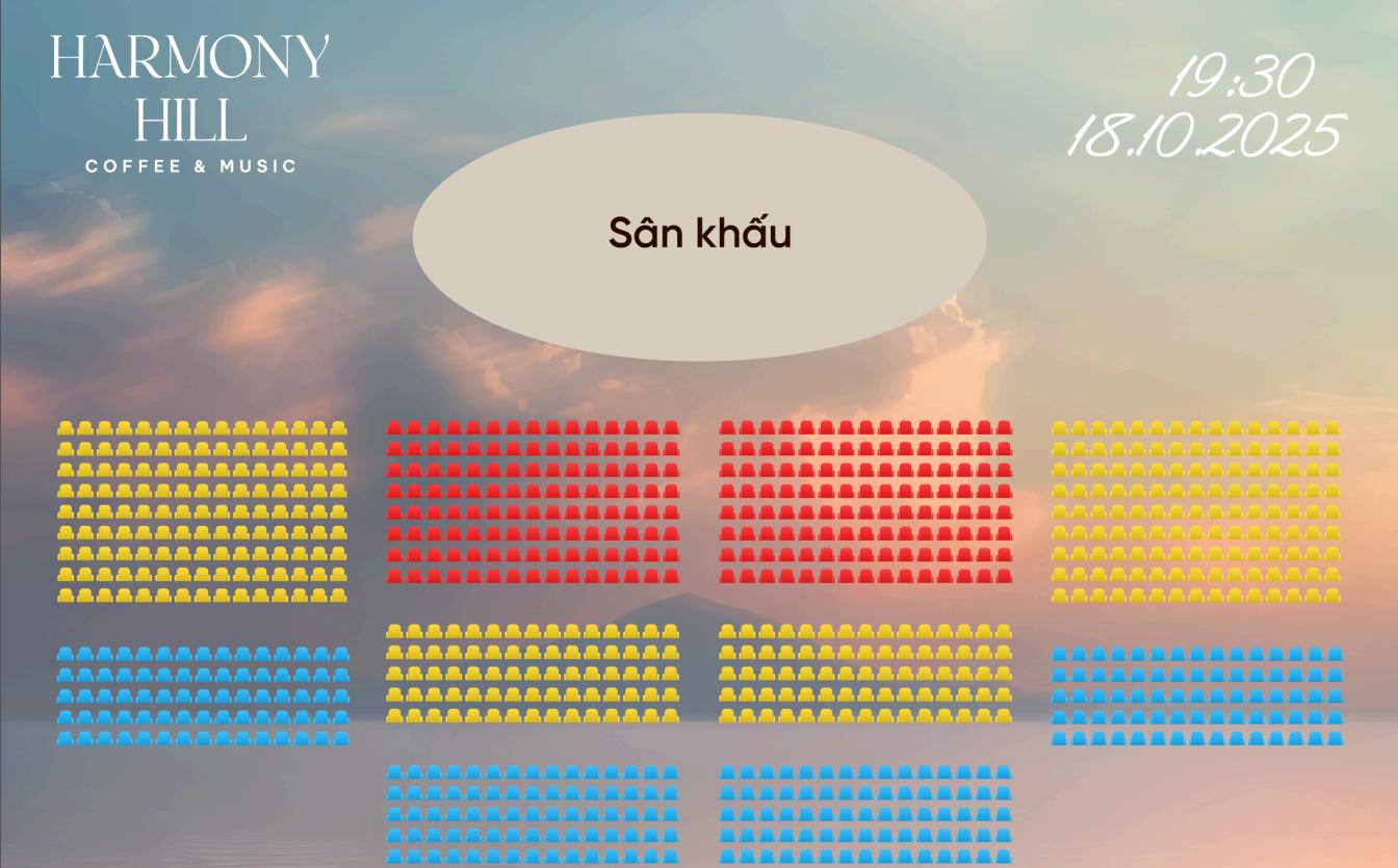 Sơ đồ Show Phương Linh, Hoàng Bách Bức Thư Tình Đầu Tiên ở Tuần Châu Hạ Long