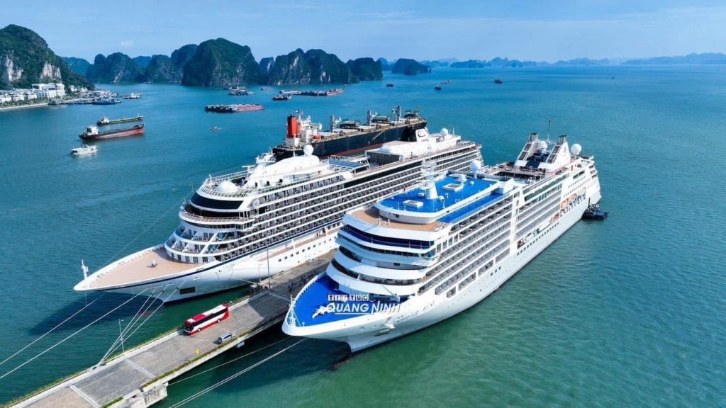 Lịch tàu biển Quốc Tế cập cảng Hạ Long để chụp ảnh