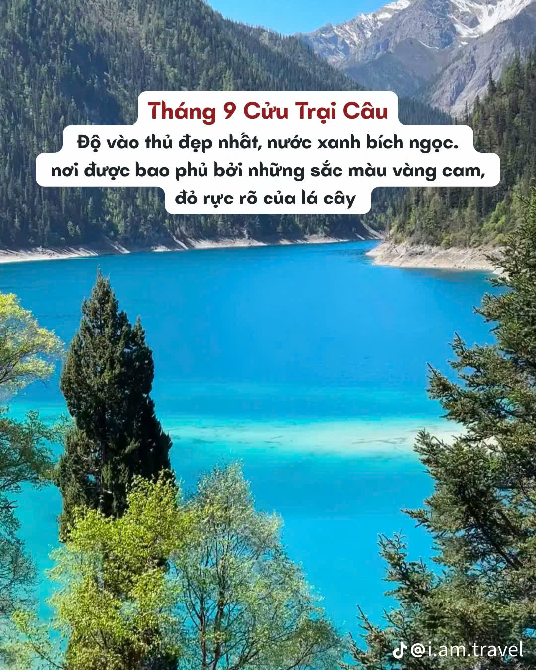 Tháng 9 Nên đi du lịch Cửu Trại Câu, Trung Quốc